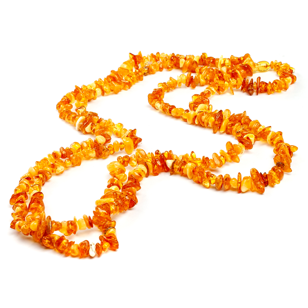 Бусы янтарь